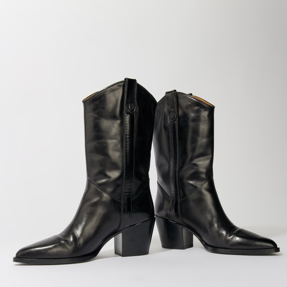 Maje Leather Boots